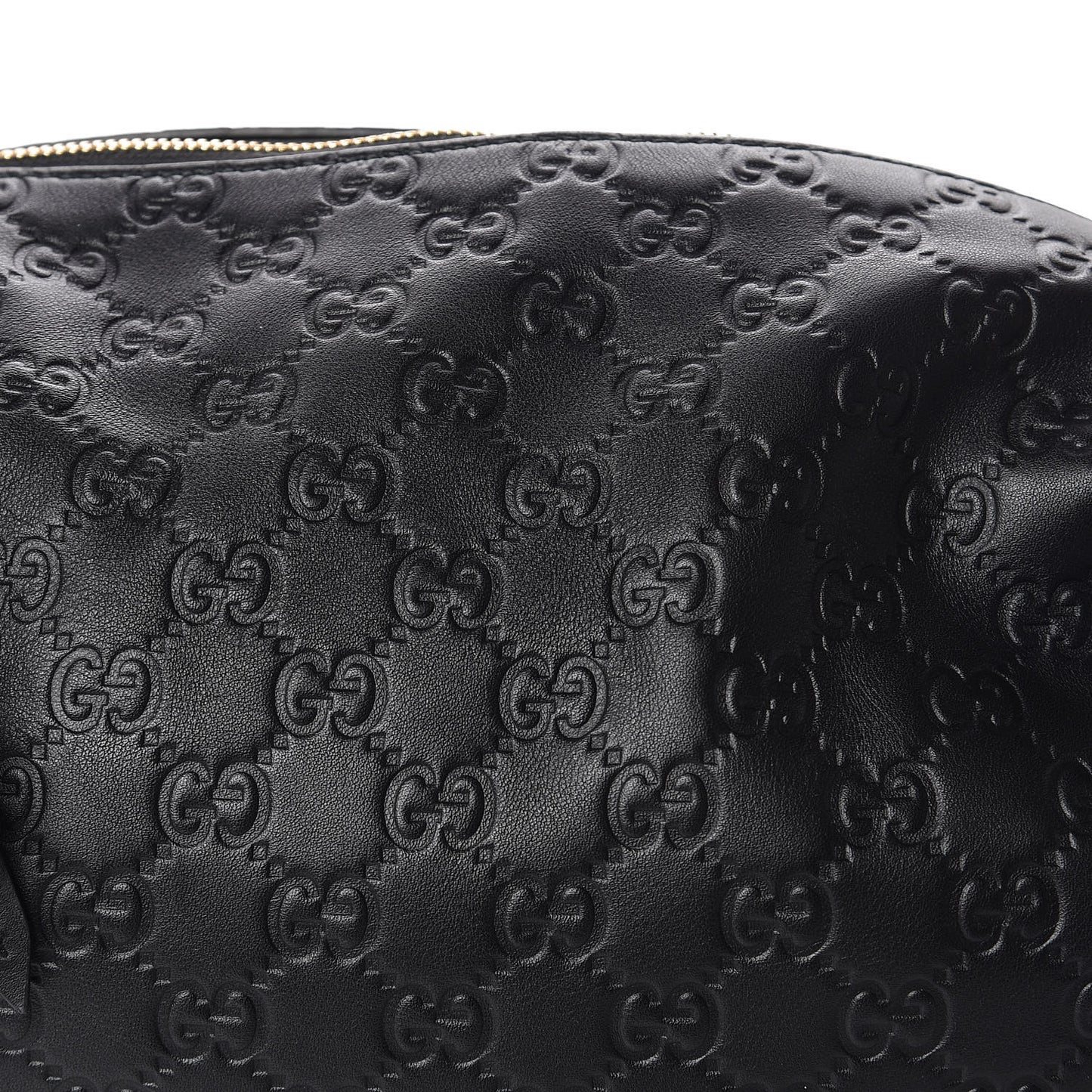 Guccissima Signature Large Linea A Hobo Black