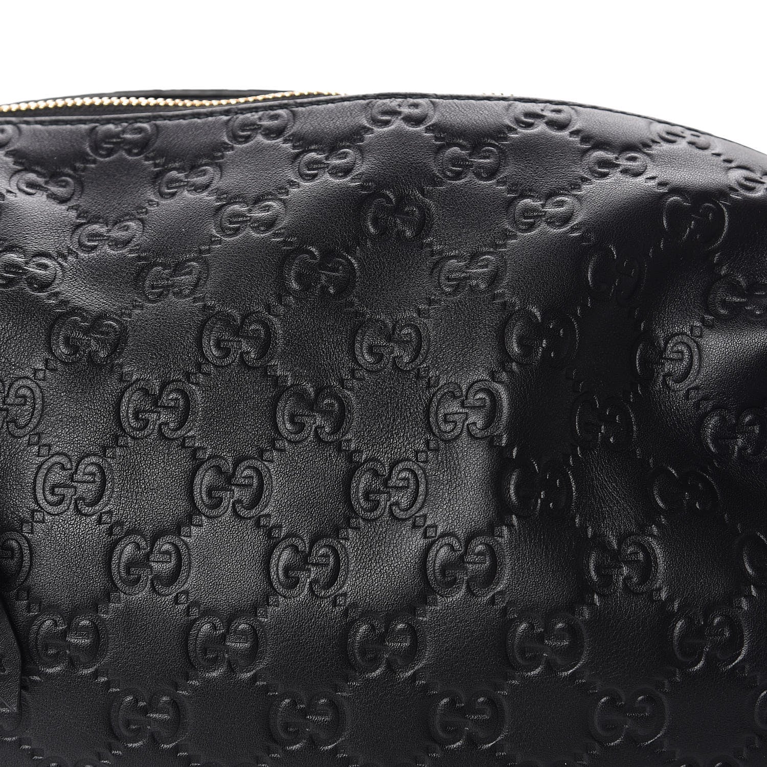Gucci Guccissima Signature Large Linea A Hobo Black 8 of 11