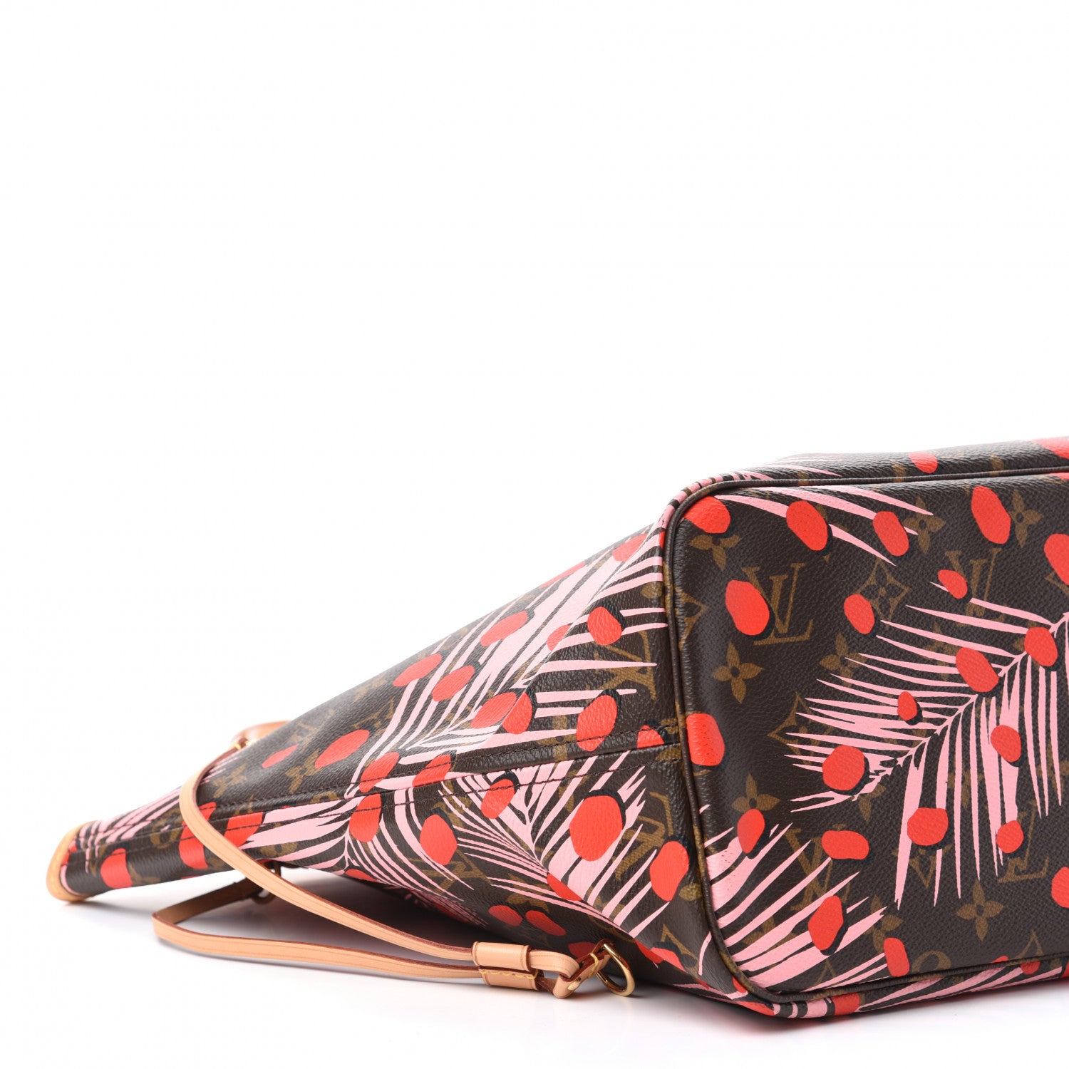 Louis Vuitton Monogram Jungle Dots Neo Neverfull MM Sugar Pink Poppy 5 of 9