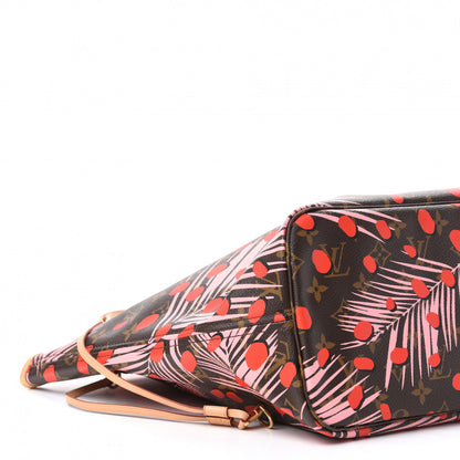 Louis Vuitton Monogram Jungle Dots Neo Neverfull MM Sugar Pink Poppy 5 of 9