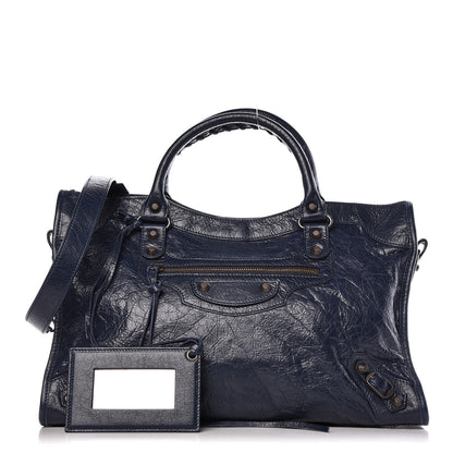 Balenciaga Agneau Classic Hardware City Bleu Obscur 1 of 9