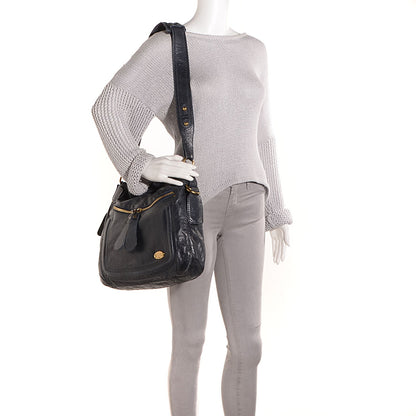 Chloe Leather Bay Tote Navy 2 of 7
