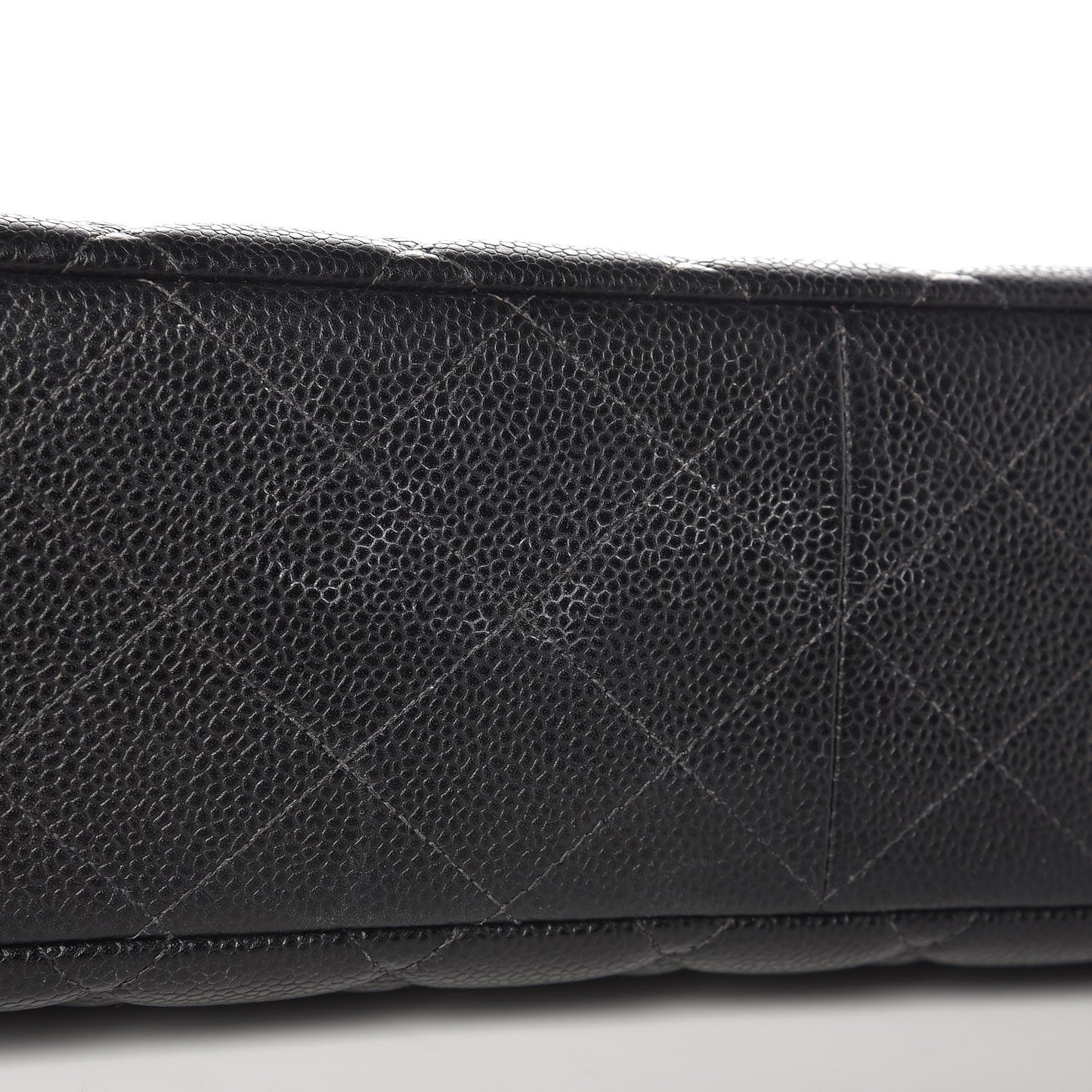 Caviar Quilted Jumbo Single Flap Black