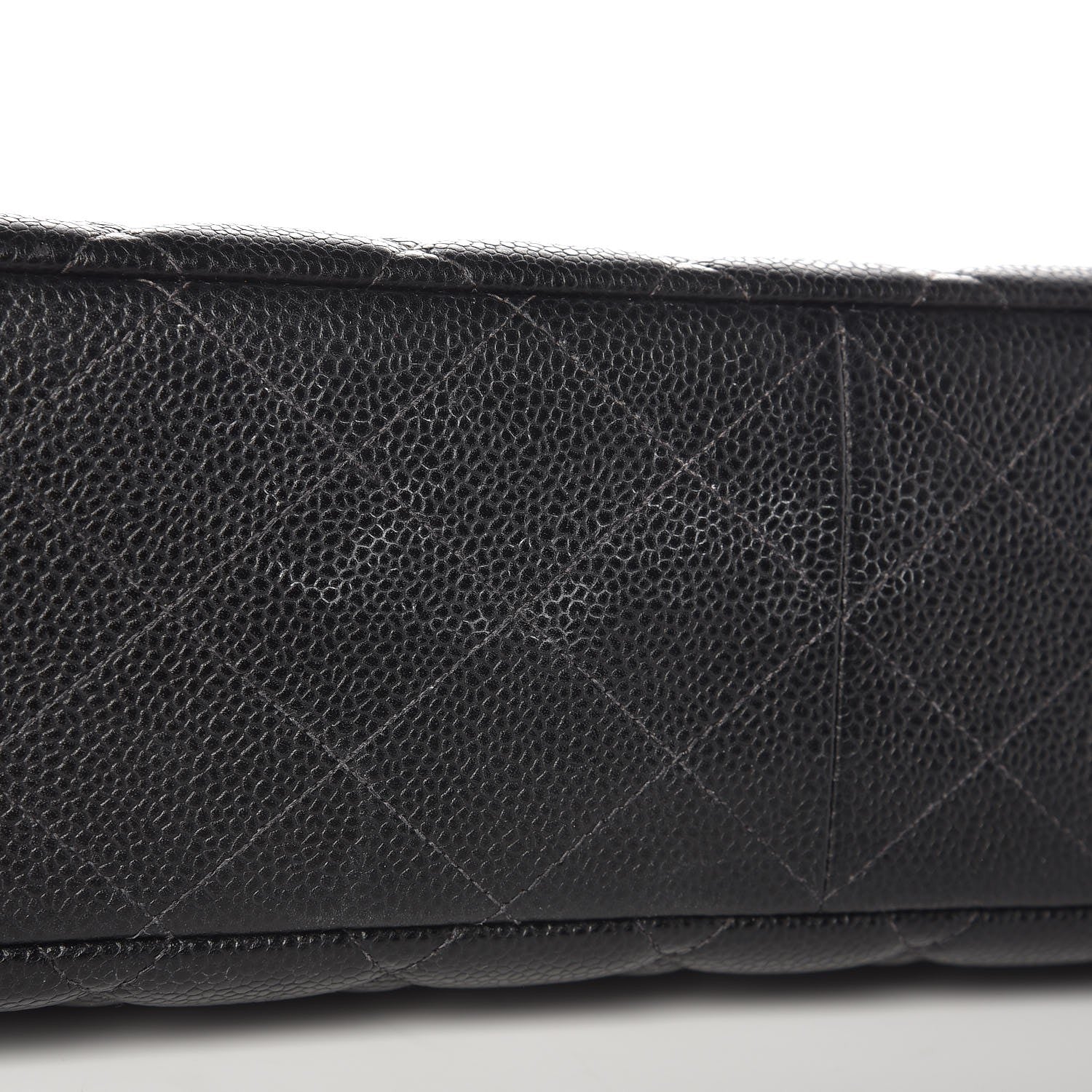 Chanel Caviar Quilted Jumbo Single Flap Black 10 of 17