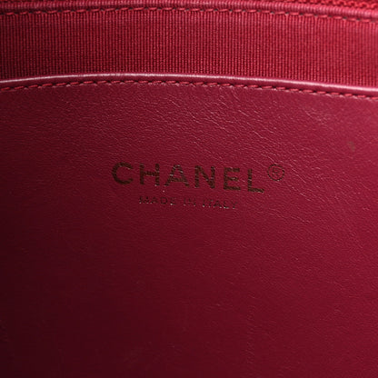 Chanel Caviar Quilted Chain Around Multi Chain Bucket Drawstring Bag Black 6 of 10