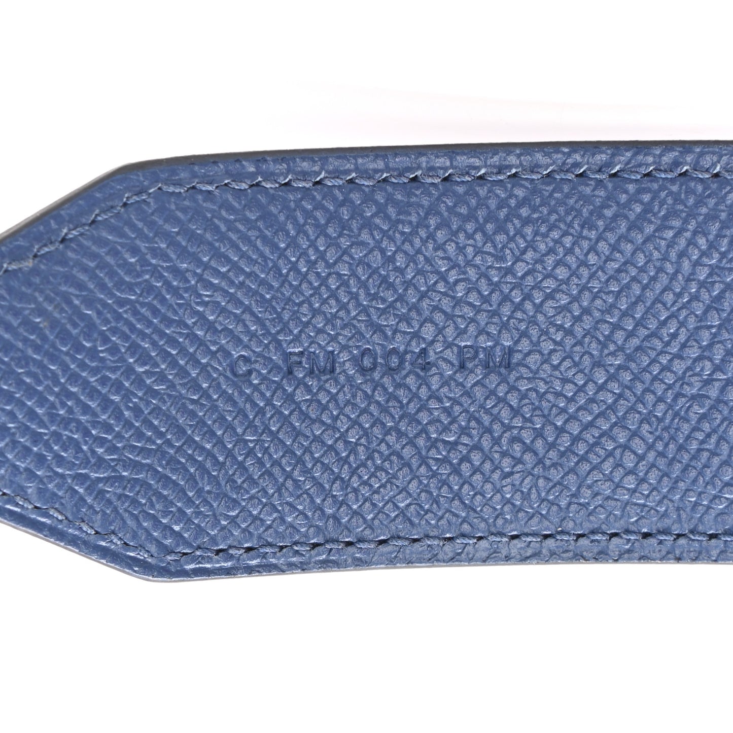 Epsom 40mm Tressage Shoulder Strap Bleu Brighton Capucine Bleu Saphir
