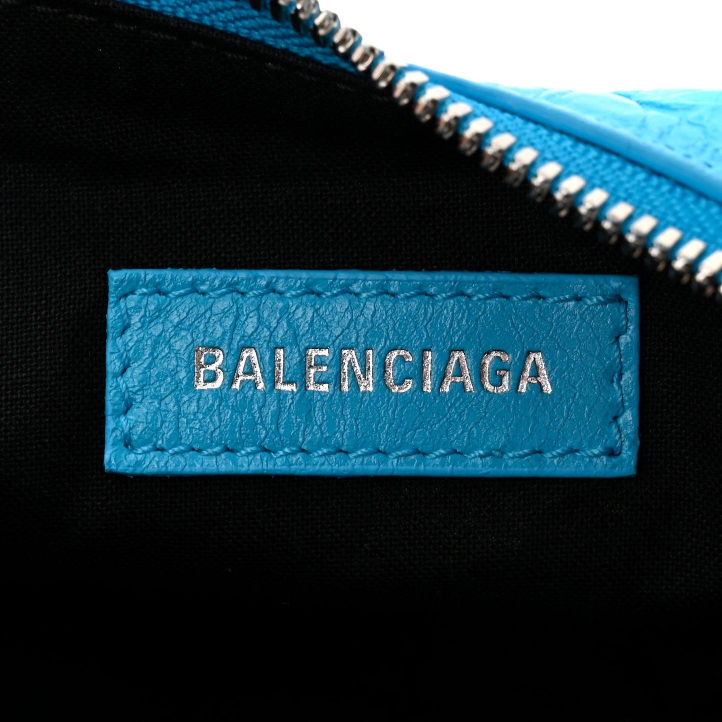 Agneau Arena Le Cagole Shoulder Bag XS Cyan