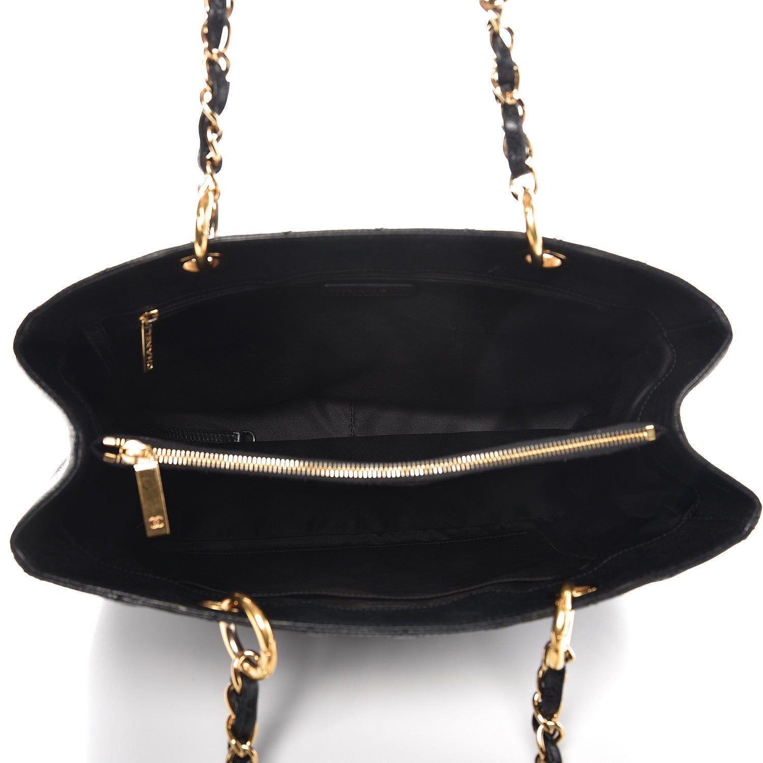 Chanel Caviar Grand Shopping Tote GST Black 5 of 11