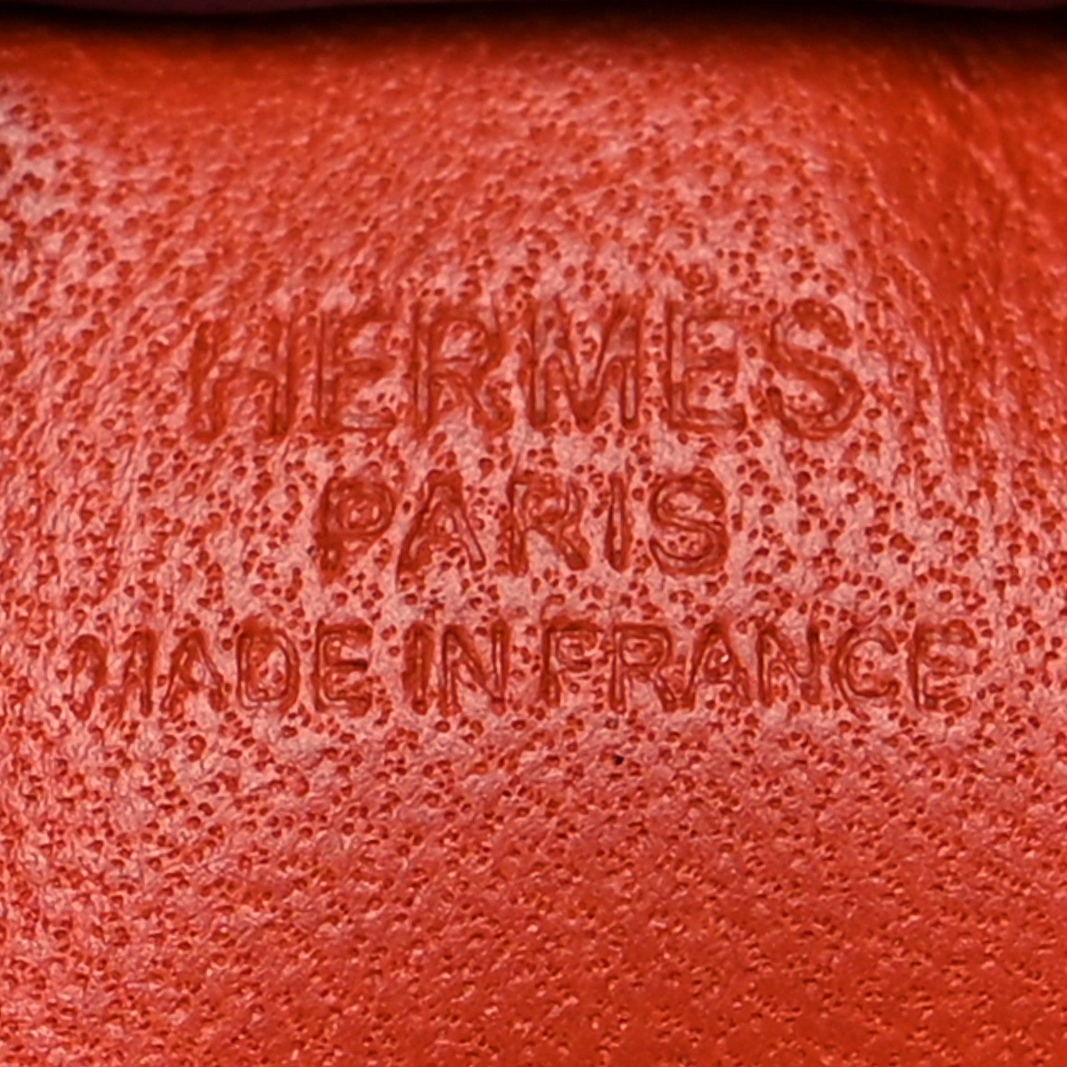 Hermes Milo Lambskin Grigri Rodeo Horse Bag Charm PM Cornaline Orange Poppy Violet 3 of 4
