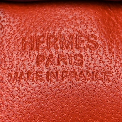 Hermes Milo Lambskin Grigri Rodeo Horse Bag Charm PM Cornaline Orange Poppy Violet 3 of 4