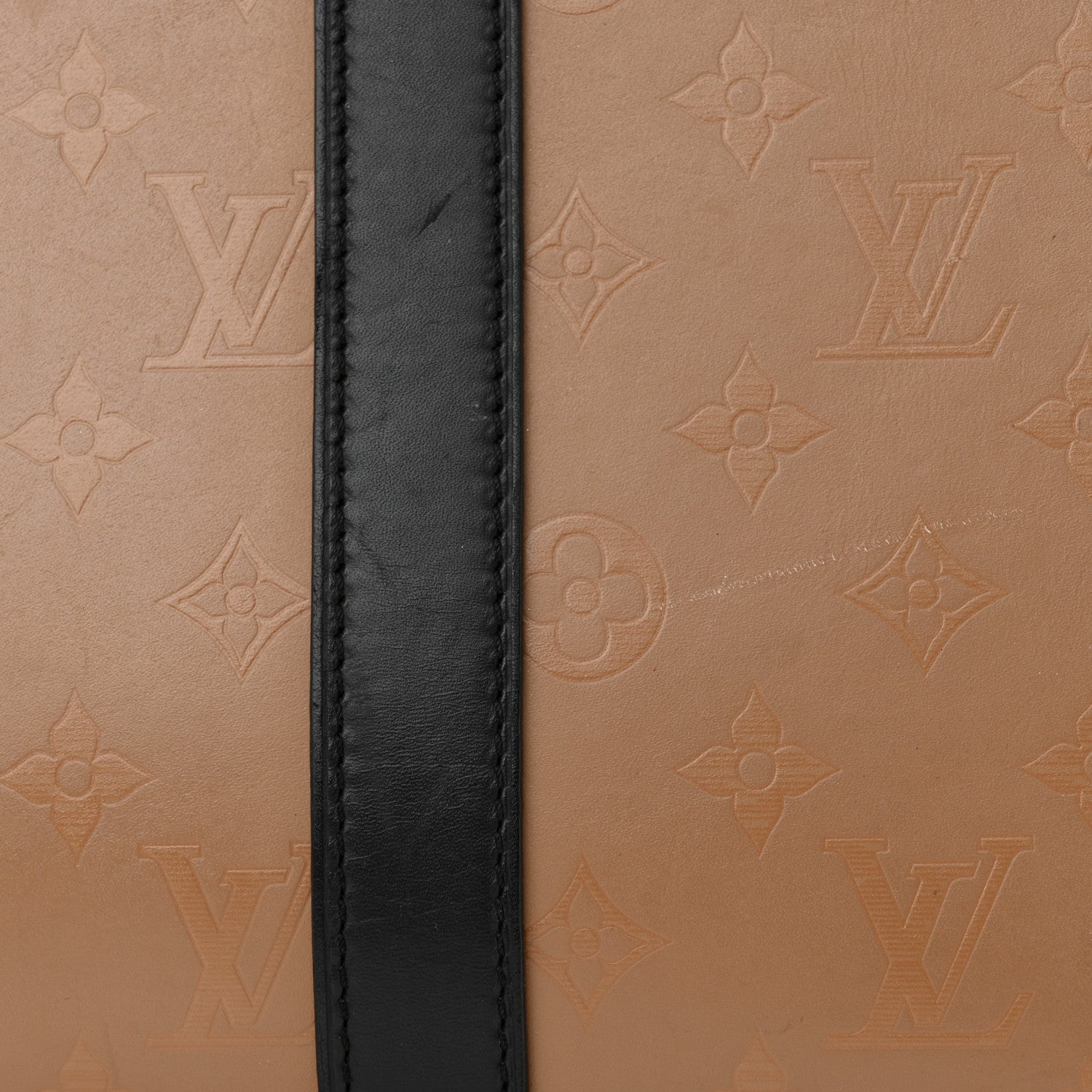 Louis Vuitton Monogram Cuir Plume Very Tote MM Sesame Creme 15 of 19