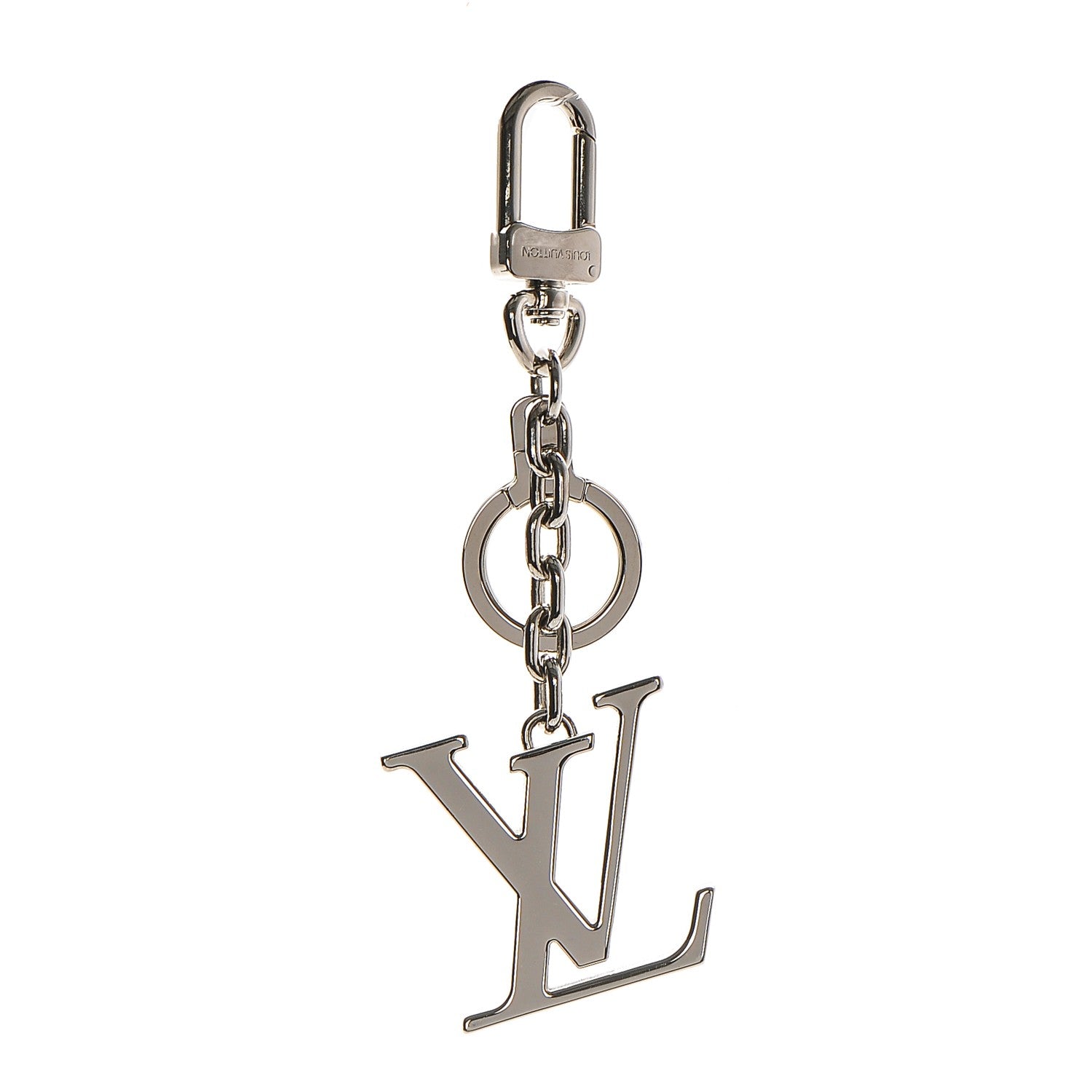 Louis Vuitton LV Initials Key Chain Holder Silver 1 of 4