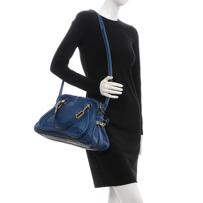 Balenciaga CHLOE Calfskin Medium Paraty Factory Bleu 2 of 11