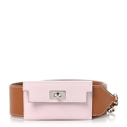 Hermes Swift Epsom Pocket Kelly Shoulder Strap Gold Mauve Pale 1 of 6