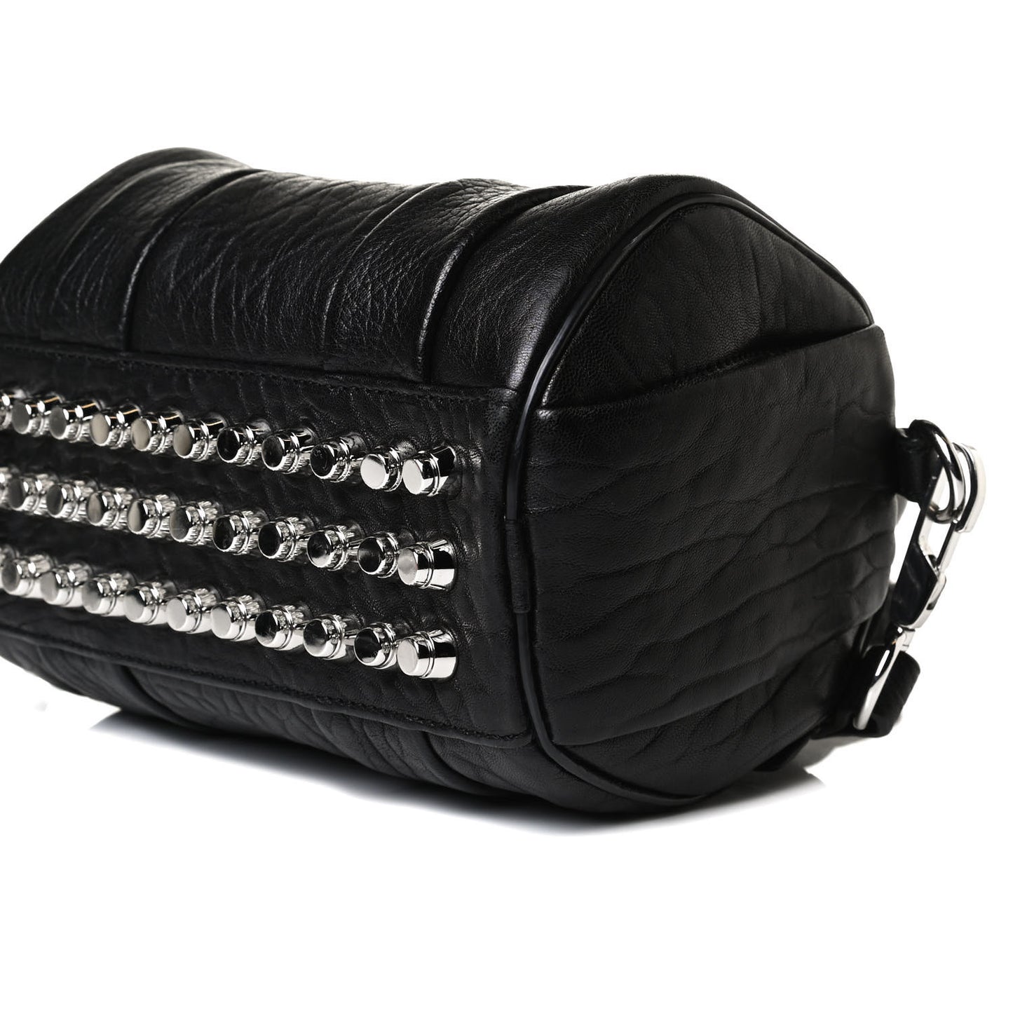 Pebbled Lambskin Mini Rockie Black Rhodium Hardware