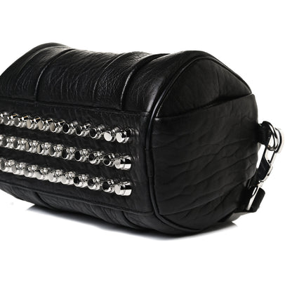 Alexander Wang Pebbled Lambskin Mini Rockie Black Rhodium Hardware 9 of 14