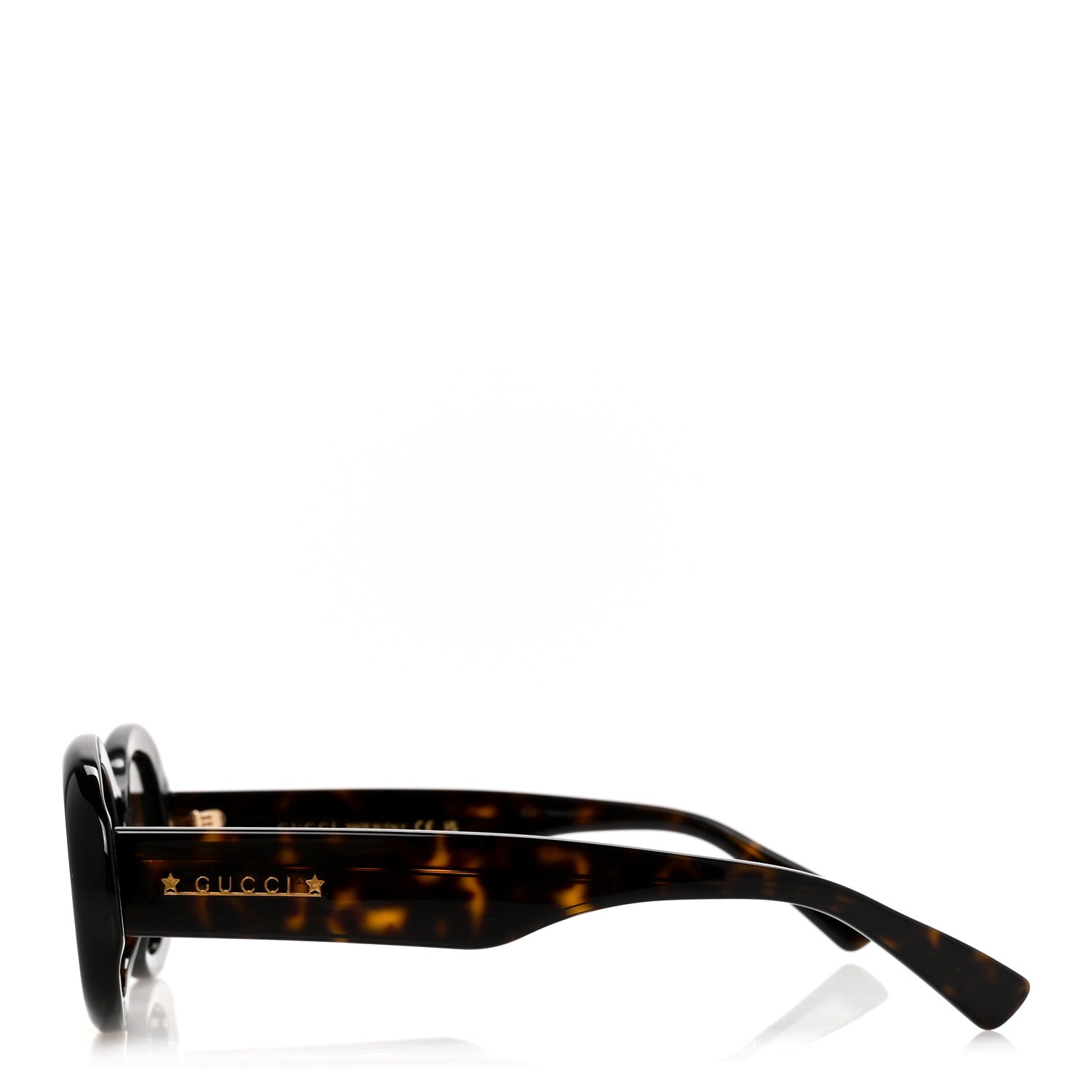 Gucci Acetate Oval Frame GG1587S Sunglasses Havana 5 of 16