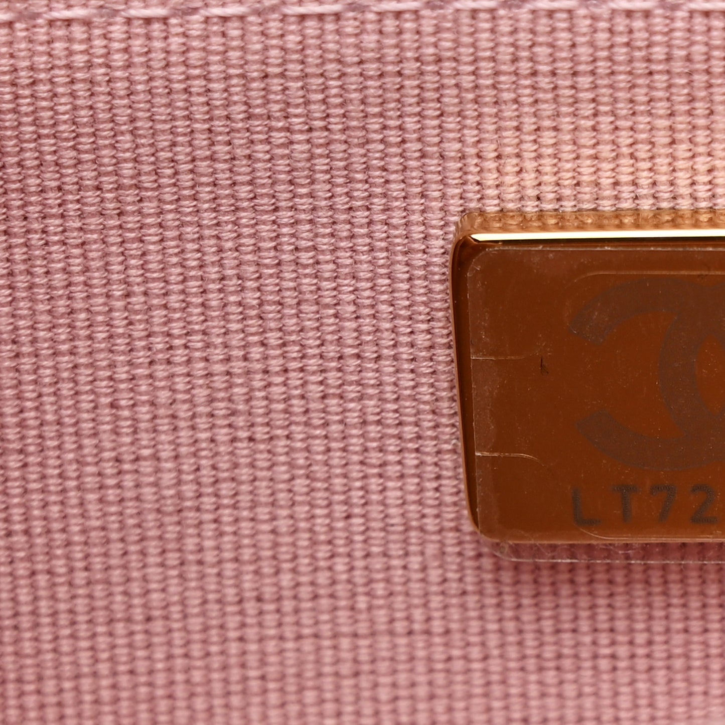 Caviar Quilted Studded CC Wallet on Chain WOC Light Pink