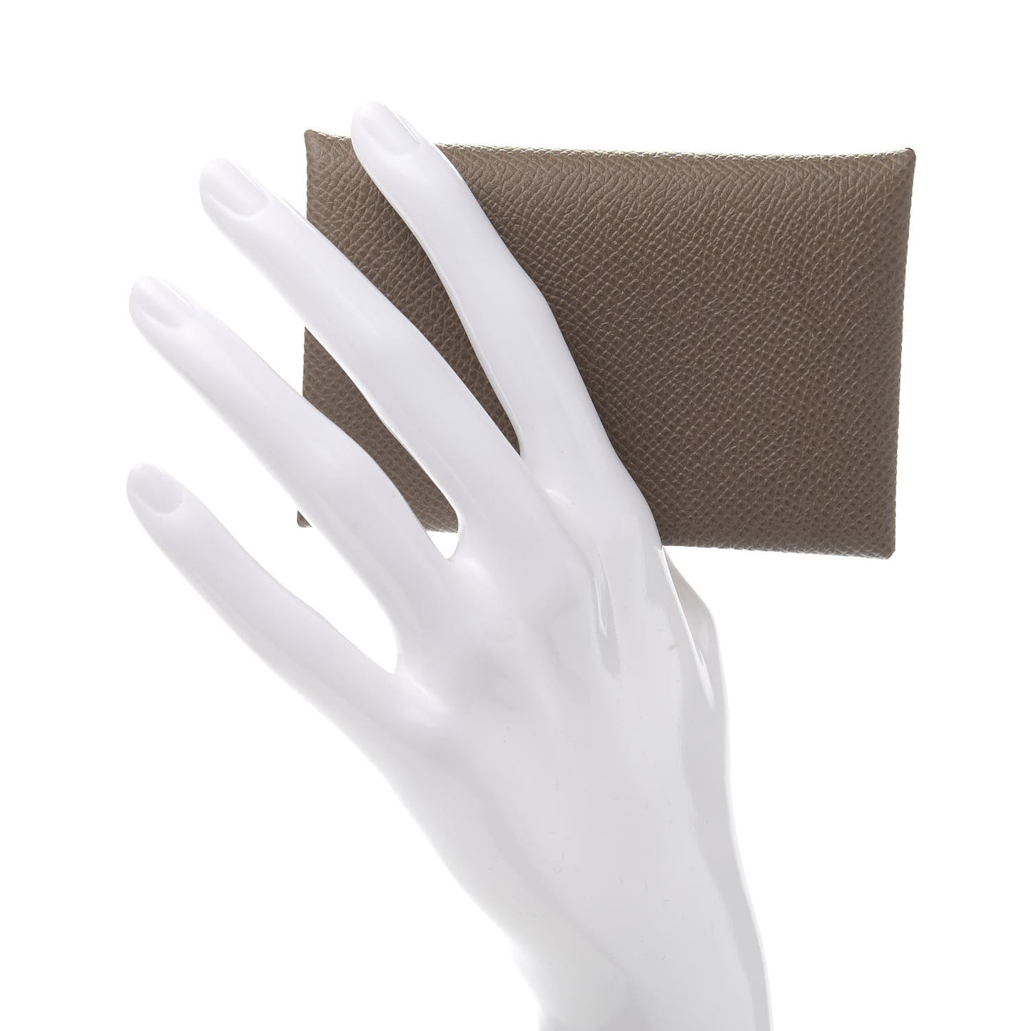 Epsom Calvi Card Case Etoupe