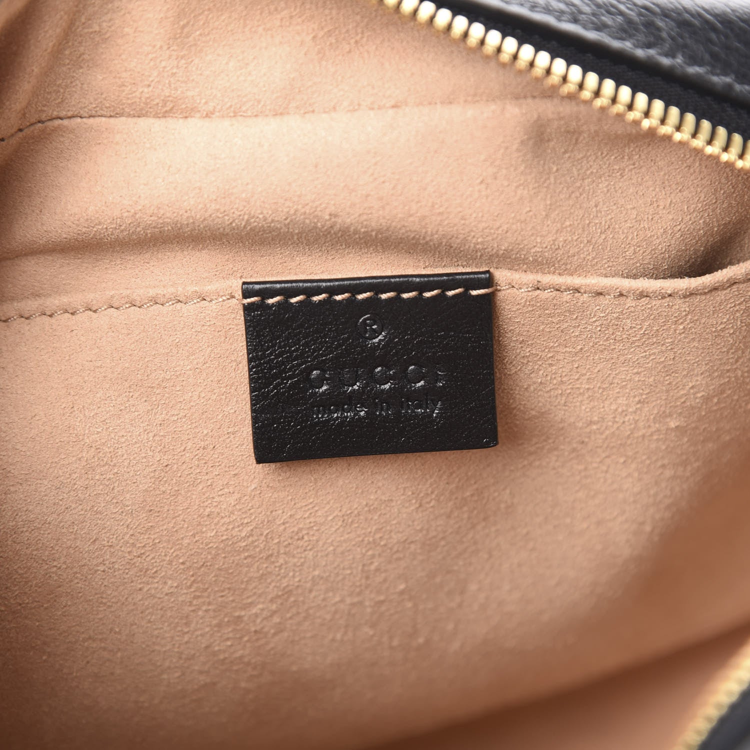 Gucci Monogram Matelasse Diagonal Small GG Marmont Chain Shoulder Bag Beige Black 6 of 11