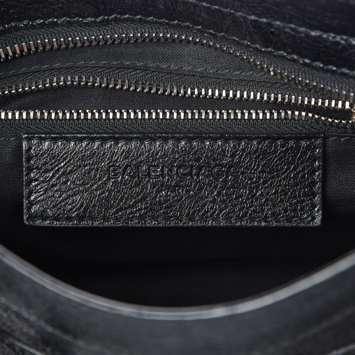 Balenciaga Agneau Classic Silver Hardware Mini City Black 8 of 9