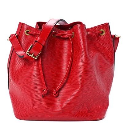 Louis Vuitton Epi Petit Noe Castillan Red 1 of 13