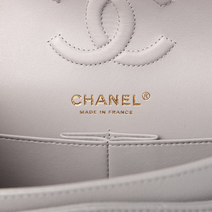 Chanel Caviar Quilted Small Double Flap Grey 8 of 11
