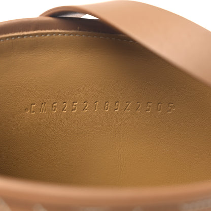 Hermes Calfskin Embroidered Kelly Panoplie Equestre Jumping Boots 37 Naturel 10 of 12