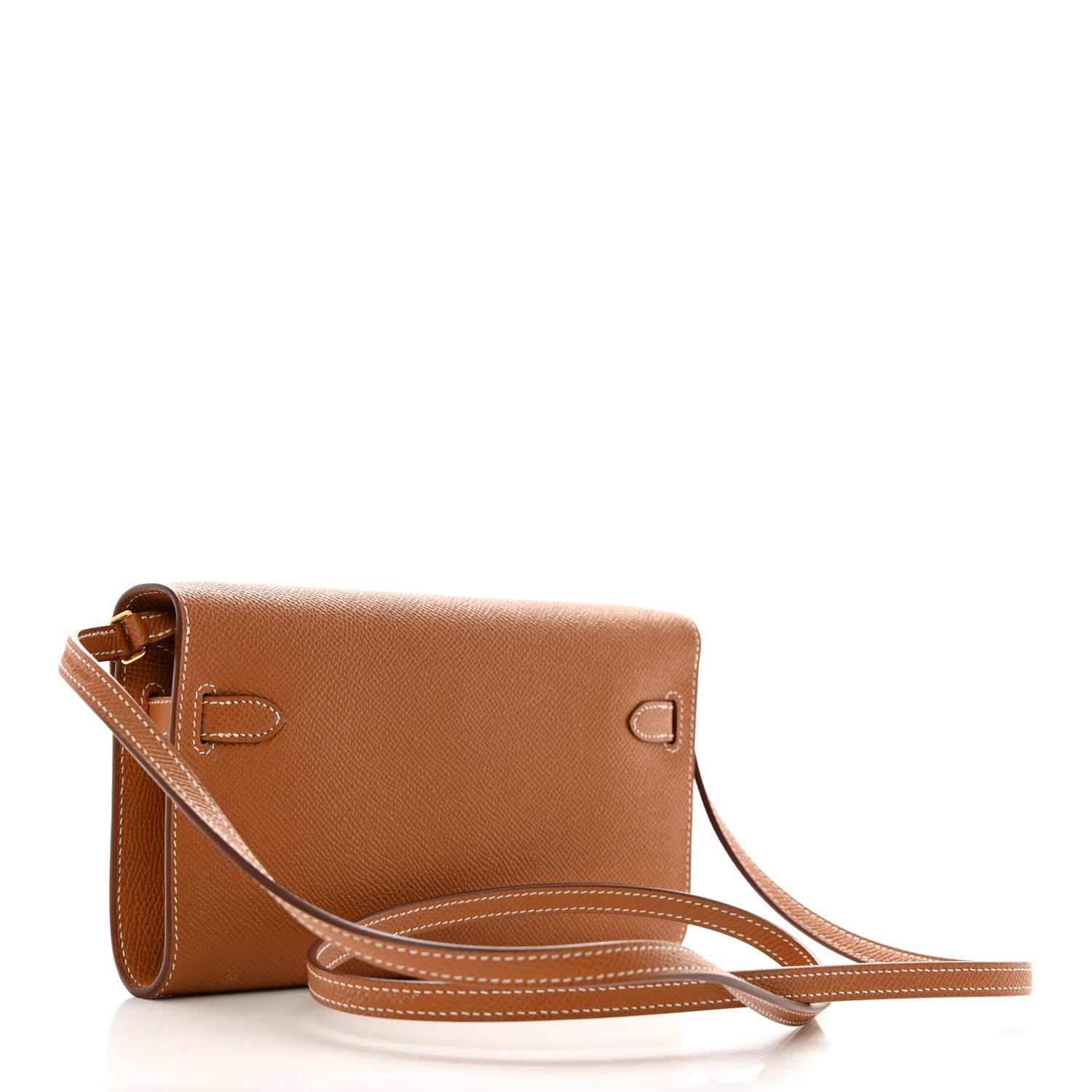 Hermes Epsom Kelly Wallet To Go Gold 2 of 10