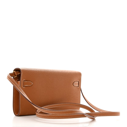 Hermes Epsom Kelly Wallet To Go Gold 2 of 10