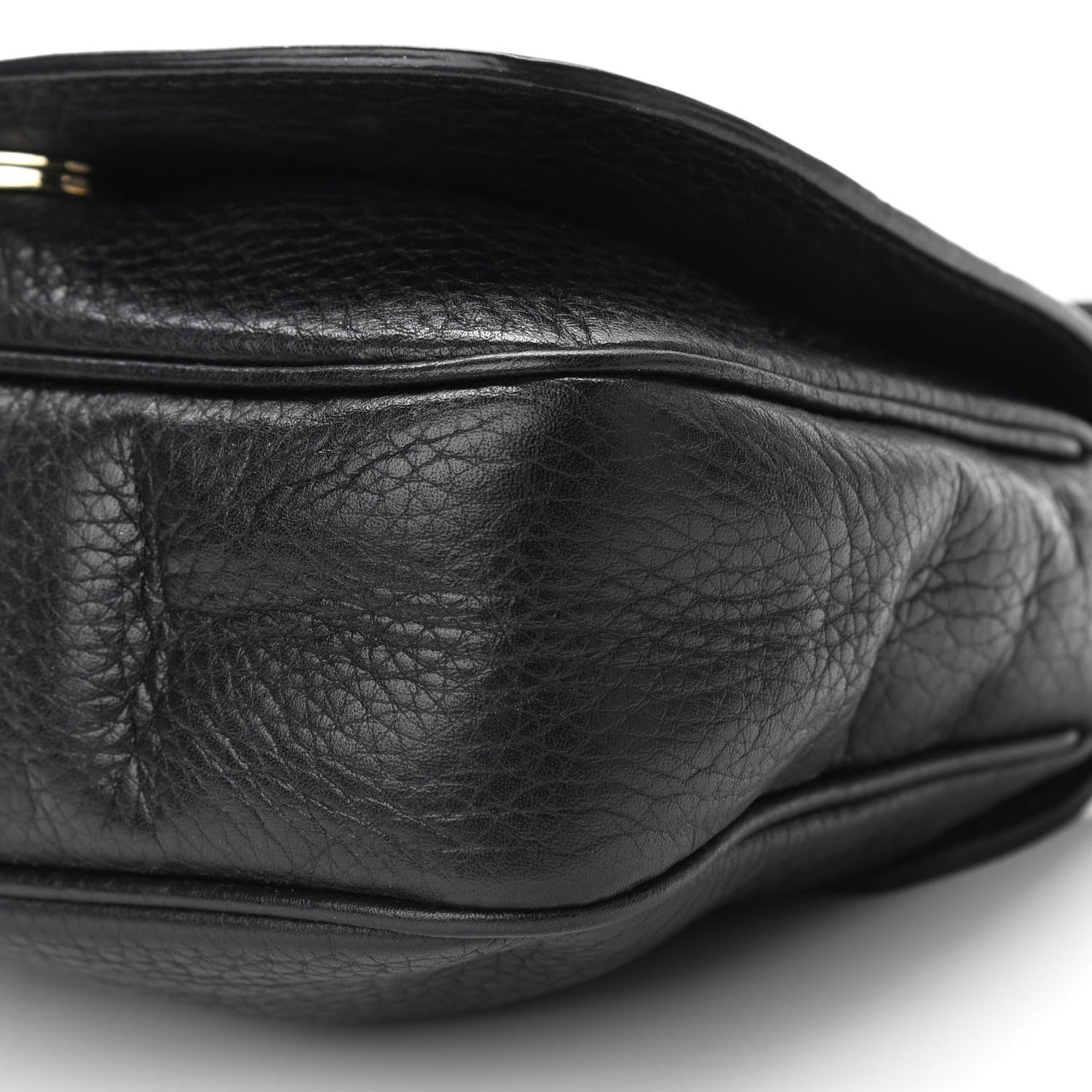 Gucci Pebbled Calfskin Small Soho Flap Crossbody Black 11 of 16