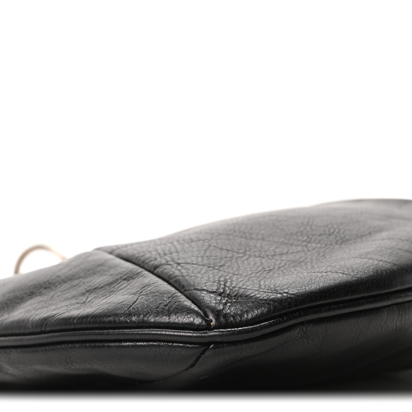 Buffalo Horn Small Mombasa Hobo Black