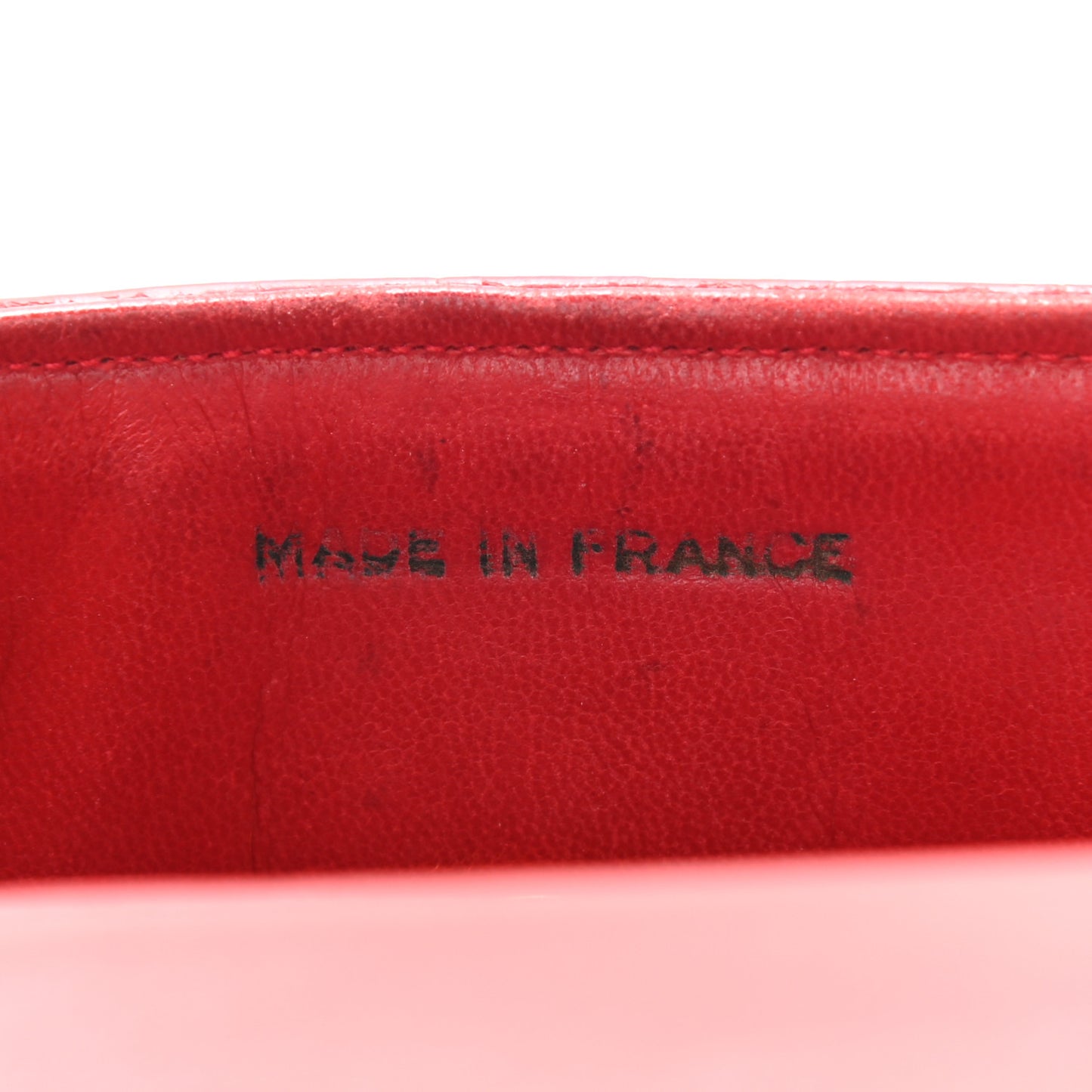 Alligator Mini Rectangular Flap Red