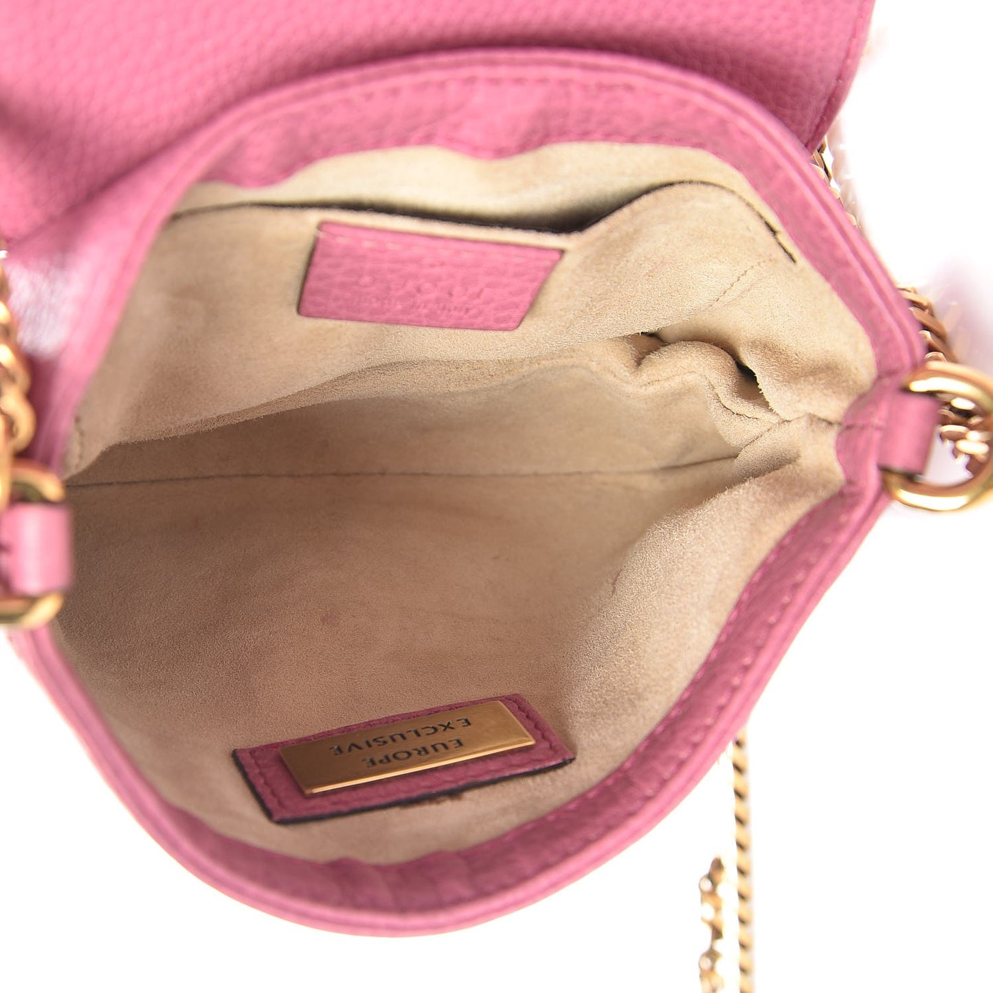 Pebbled Calfskin Small 1973 Chain Shoulder Bag Peonia Flower