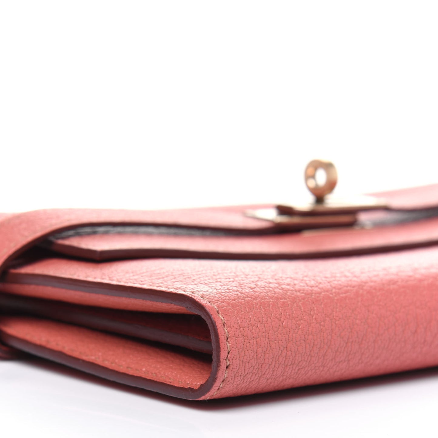 Chevre Mysore Kelly Longue Wallet Rose The