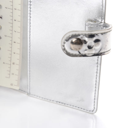 Louis Vuitton Monogram Miroir Small Ring Agenda Silver 8 of 12