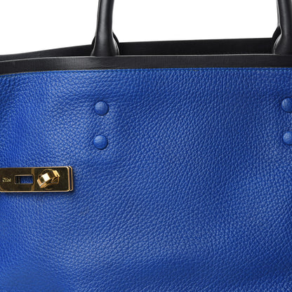 Chloe Calfskin Large Charlotte Tote Majesty Blue 9 of 10