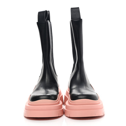 Bottega Veneta Calfskin The Tire Chelsea Boots 38 Black Peachy 2 of 8