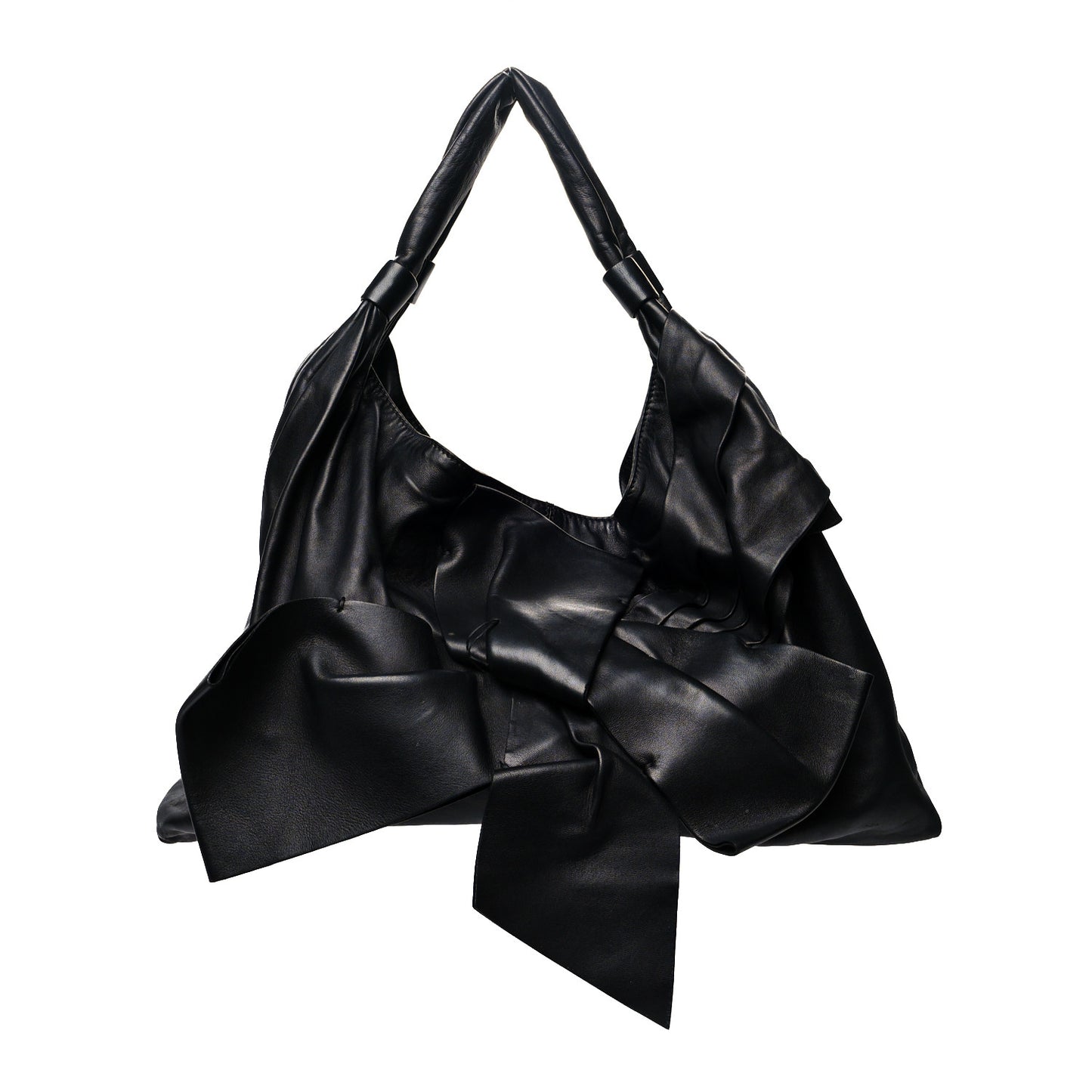 Nappa Premier Bow Hobo Black