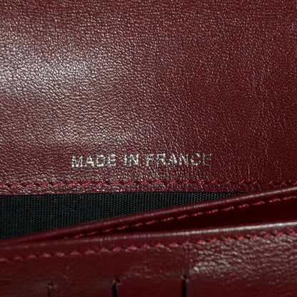 Chanel Caviar Yen CC Wallet Dark Red 7 of 7