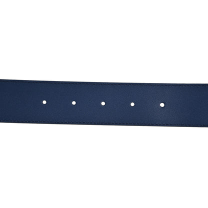 Gucci Moon Calfskin Interlocking G 37mm Belt 90 36 Cobalt Blue 4 of 6