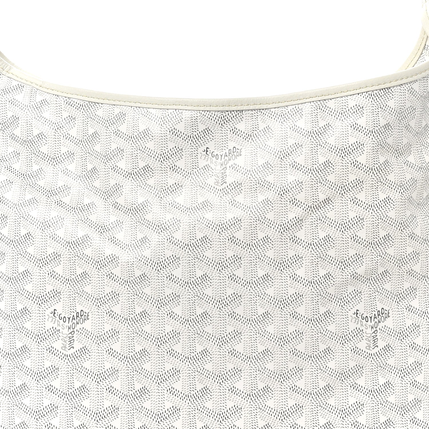Goyard Goyardine Boheme Hobo White 9 of 11