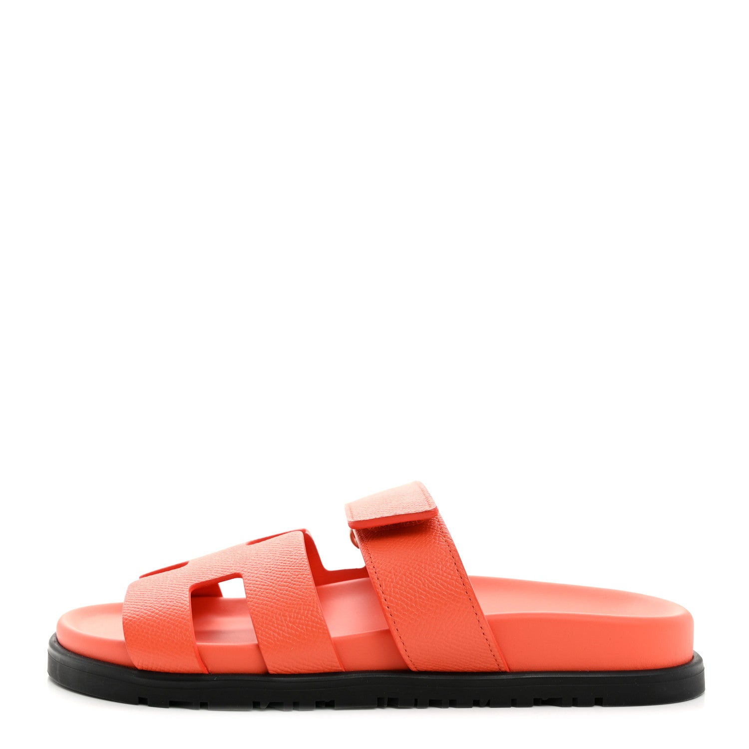 Hermes Epsom Womens Chypre Sandals 36.5 Rose Sorbet 1 of 8