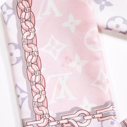 Louis Vuitton Silk Monogram Confidential Bandeau Light Pink 2 of 5