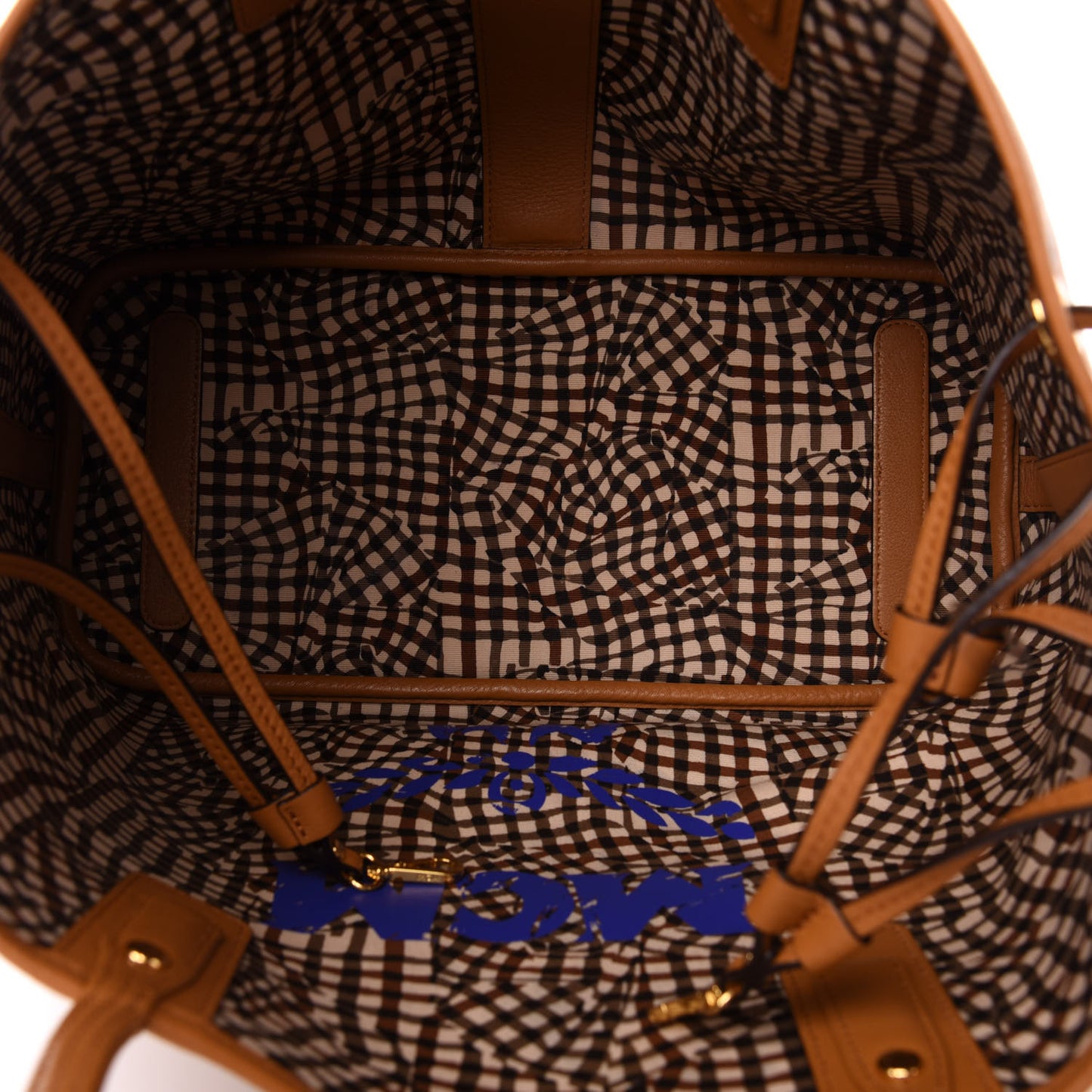 Visetos Medium Liz Reversible Shopper Tote Cognac