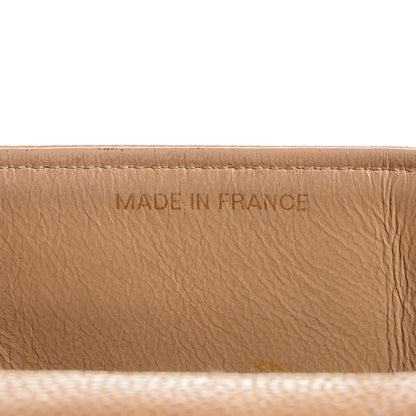 Chanel Caviar Vertical Quilted Jumbo Single Flap Beige 8 of 9