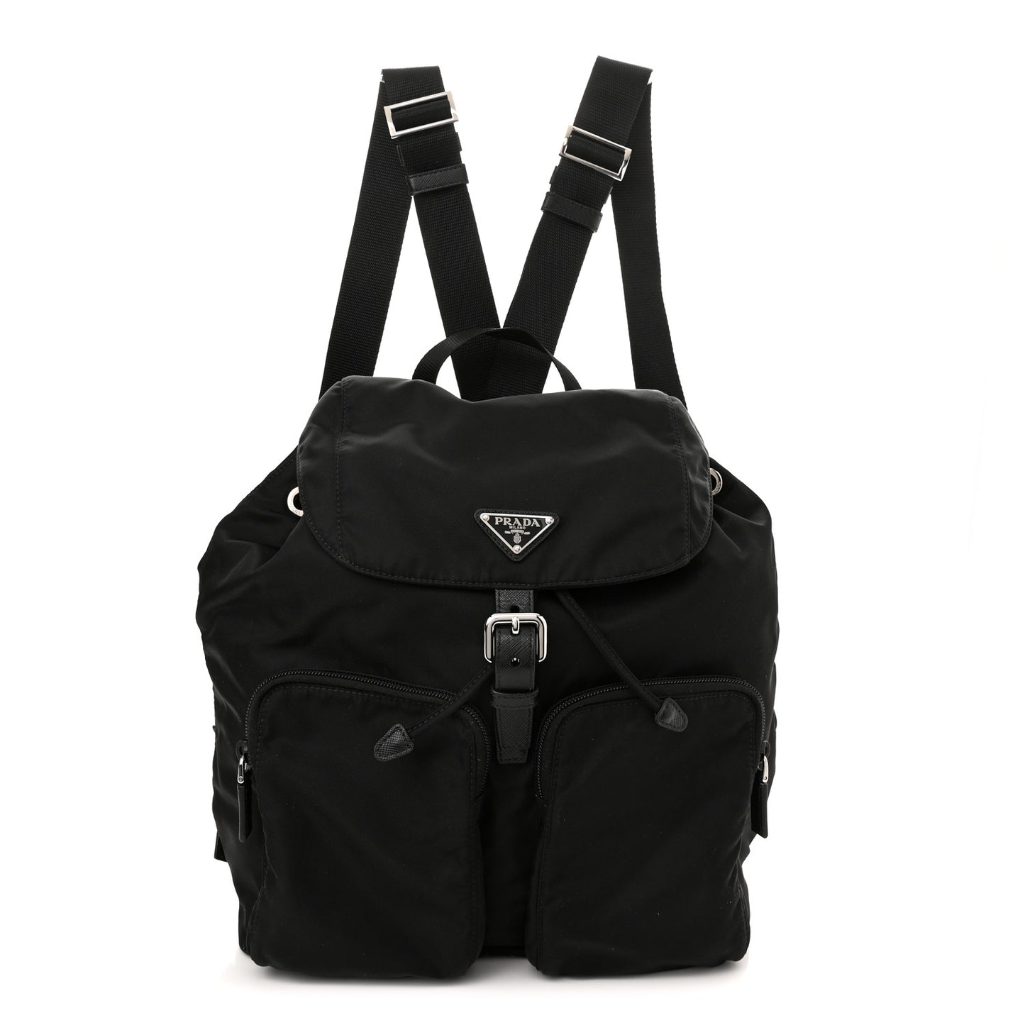 Nylon Vela Large Backpack Black