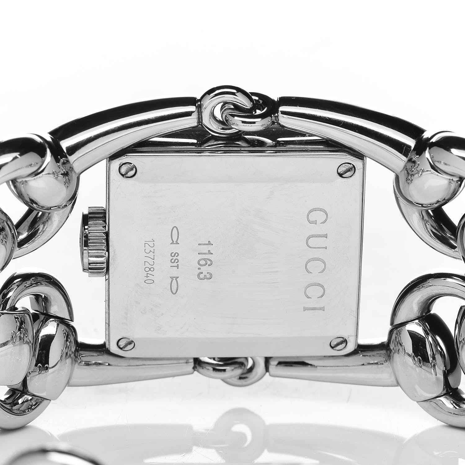 Gucci Stainless Steel Mother of Pearl 25mm Signoria Quartz Watch 5 of 7