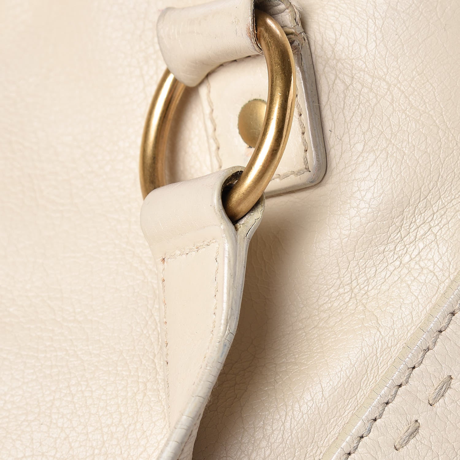 Saint Laurent Calfskin Oversized Muse Ivory 19 of 31