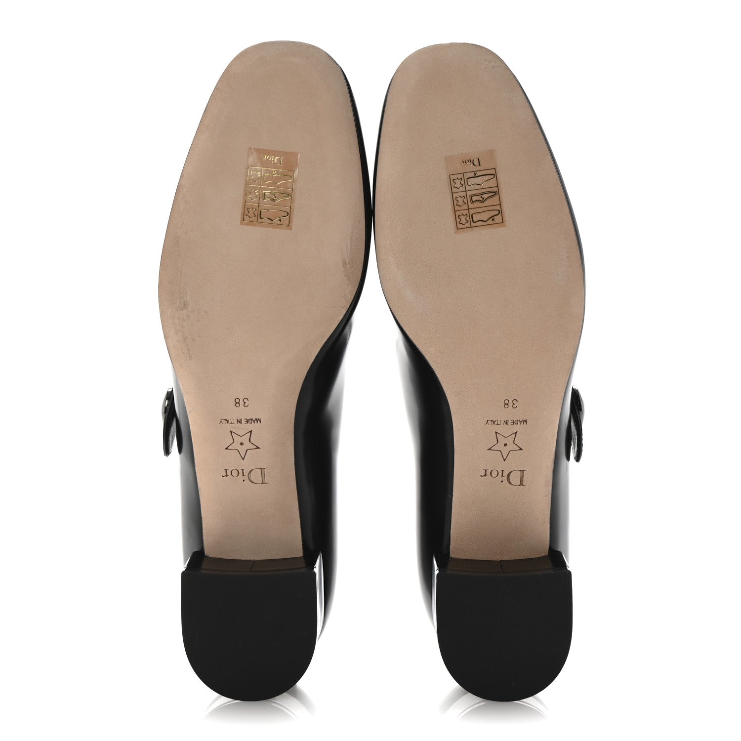 Christian Dior Brushed Calfskin Uniform 30mm Pumps 38 Black 6 of 9